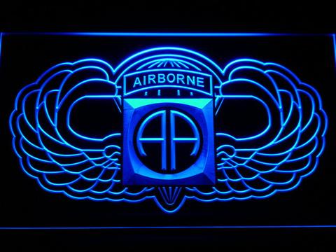 US Army 82nd Airborne Division Wings LED Neon Sign